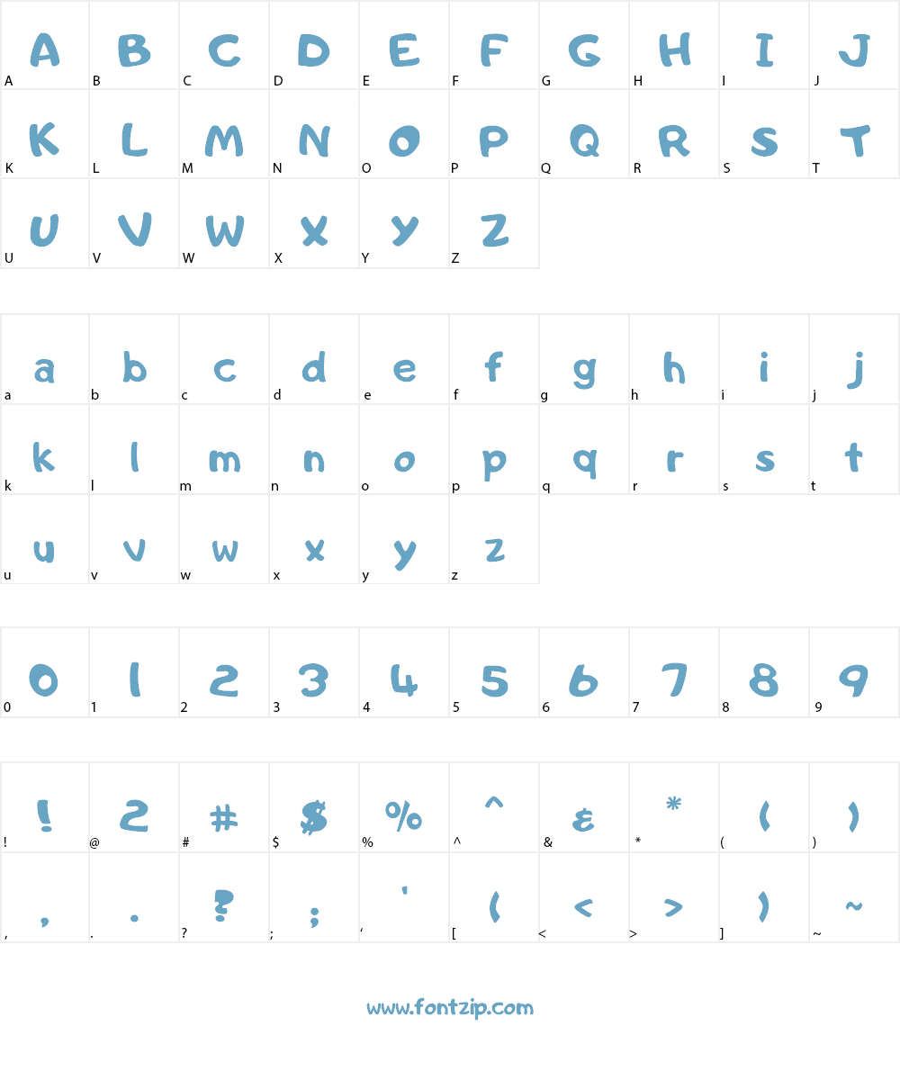 Adigiana Ultra Font Character